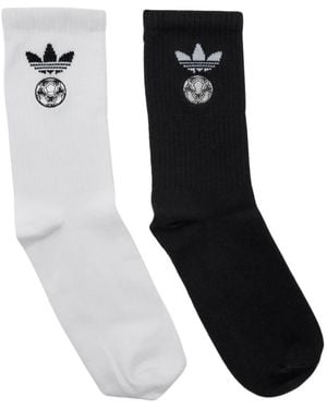 adidas Calcetines con logo gráfico - Negro