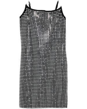 Michael Kors Tacks-embellished Mini Dress - Black