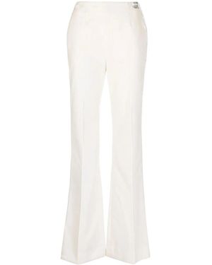 Ermanno Scervino High-Waisted Tailored Trousers - White