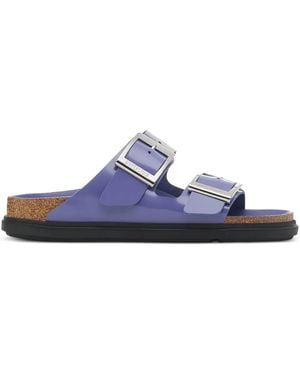 Birkenstock Double-Buckle Slides - Blue
