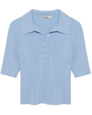 Jonathan Simkhai Secily Polo - Blue