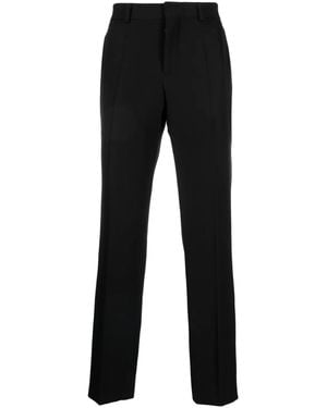 Moschino Waist-Tabs Tailored Trousers - Black
