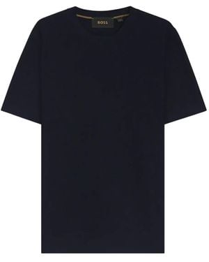 BOSS Crew-Neck Short-Sleeve T-Shirt - Blue