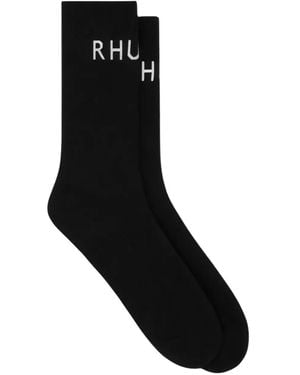 Rhude Calzini Classic Logo - Nero
