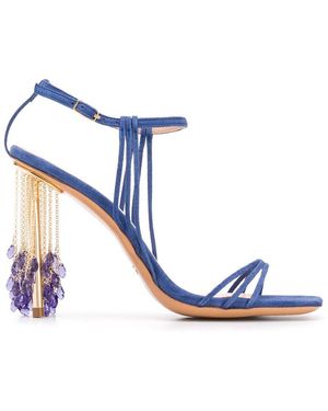 Jacquemus Lavandes 115mm Sandals - Blue