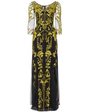 Temperley London Thisbe V-Neck Gown - Green