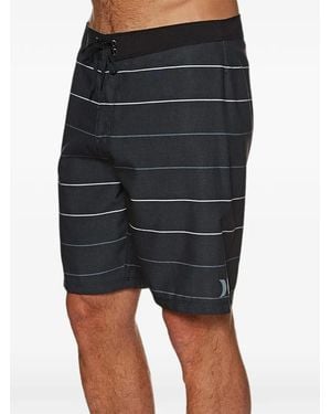 Hurley Main Street Striped Swim Shorts - Black