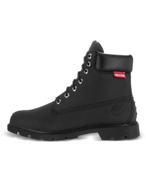 Timberland Lodo-Debossed Boots - Black