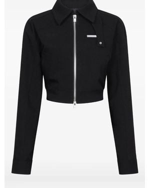 HELIOT EMIL Evenness Cropped Jacket - Black