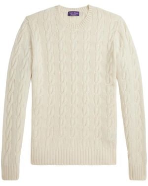 Ralph Lauren Cable-Knit Cashmere Jumper - White