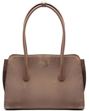 Roberto Festa Bolso Shopper Zeta Soft De Ante - Marrón