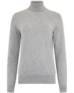 Moorer Turtleneck Jumper - Grey