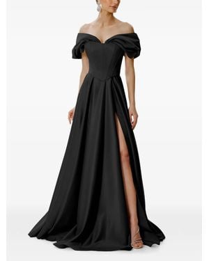 Framboise Giuliamy Off-The-Shoulder Maxi Dress - Black