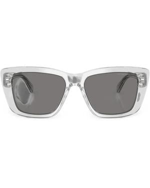 Emporio Armani Square-Frame Sunglasses - Gray