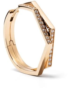 Repossi 18Kt Roségouden Antifer Oorringen Met Diamant - Metallic