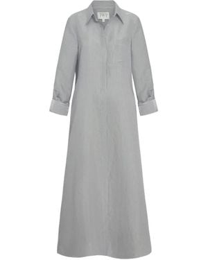 Twp Vestido Jenny's A Rayas - Gris