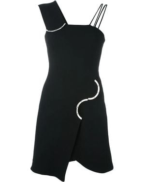 David Koma Asymmetric Dress - Black