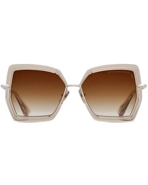 Dita Eyewear Sonnenbrille Mit Geometrischem Gestell - Braun