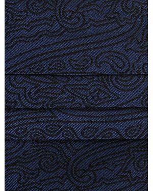Etro Fascia Da Smoking Con Stampa Paisley - Blu