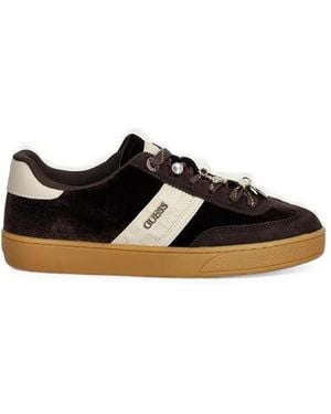 Guess Naoki Charm-Embellished Sneakers - Black