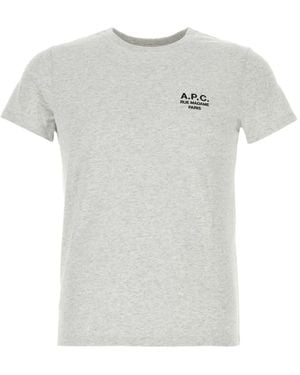A.P.C. Camiseta Con Logo Estampado - Blanco