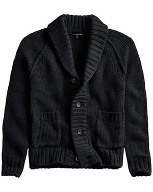James Perse Cardigan À Col Châle - Black