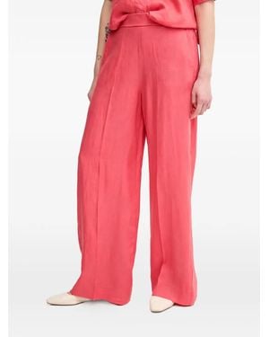 Benetton Linen Palazzo Pants - Pink