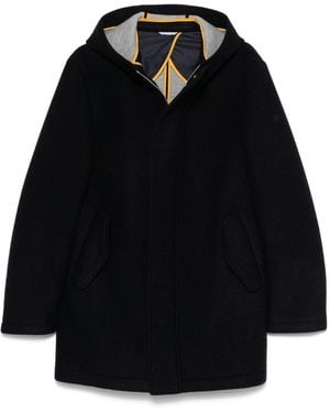 Manuel Ritz Hooded Coat - Black