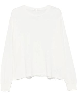 SLVRLAKE Denim T-Shirt A Maniche Lunghe - Bianco