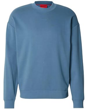 HUGO Crew-Neck Sweatshirt - Blue