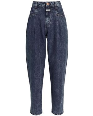 Closed Pearl Pleated-Detail Jeans - Blue