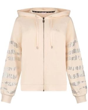 Liu Jo Zip-Up Hoodie - Natural