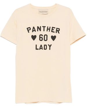 Valentino Garavani Panther 60 T-Shirt - Natural