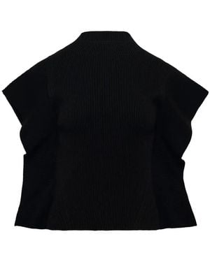 CFCL Ribbed Top - Black