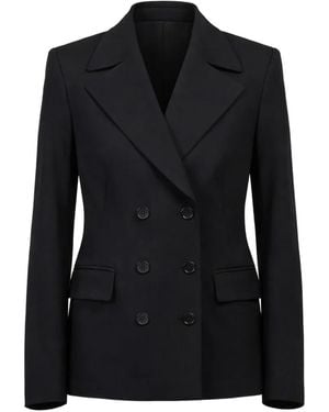 Külson Double-Breasted Blazer - Black