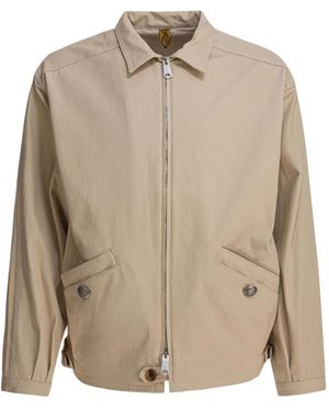 Kapital Zip-Fastening Button-Detail Jacket - Natural