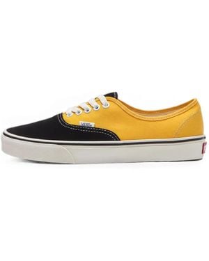 Vans Authentic Panelled Trainers - Yellow