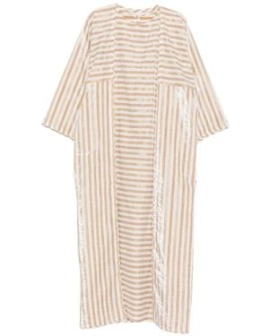 Bambah Vestido Largo Abaya - Blanco