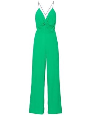 Ba&sh Fifa V-Neck Jumpsuit - Green