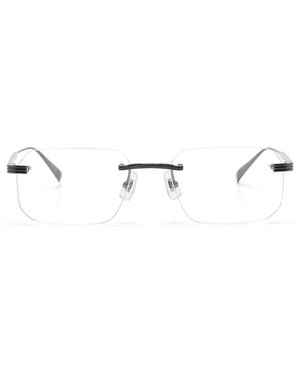 dunhill Lunettes À Monture Rectangulaire - Noir