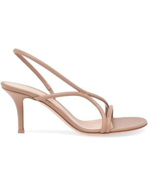 Gianvito Rossi Ellis Slingback Leather Sandals - Pink