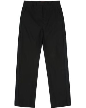 Colville Cotton Straight-Leg Pants - Black