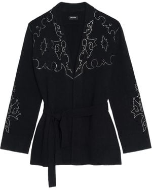 Zadig & Voltaire Salomy Cashmere Cardigan - Black