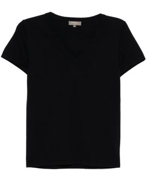 N.Peal Cashmere Milly Tシャツ - ブラック