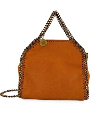 Stella McCartney Falabella Chain-Trim Tote Bag - Brown