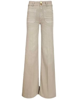 The Seafarer Jane Flared Jeans - Natural