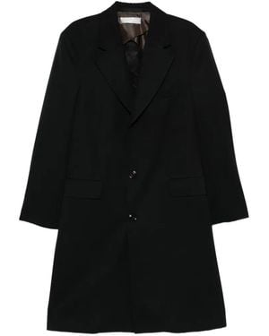 Our Legacy Abrigo Dolphin Con Botones - Negro