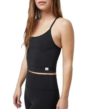Vuori Canotta Crop Con Spalline Incrociate - Nero