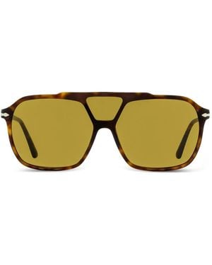 Persol Occhiali Da Sole Modello Aviator - Marrone