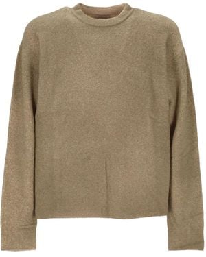 AMISH Crew-Neck Sweater - Natural